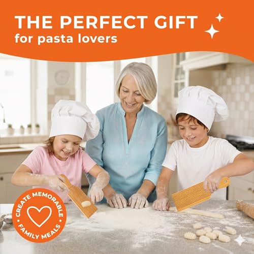 KneadEat Bamboo Gnocchi Board Set for Homemade Pasta