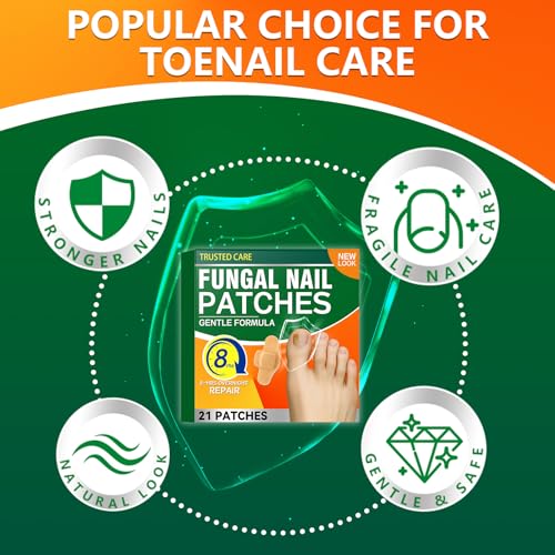 Extra Strength Fungal Nail Treatment Patches - 21 PCS Hydrogel