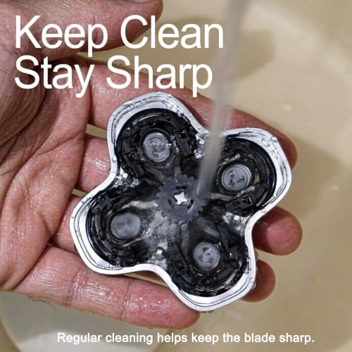 GORLENT FlexSeries Pro Replacement Head – Pack of 1, 4-Blade Shaver Refills