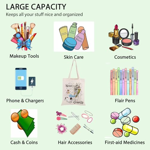 FOTAP Cartoon Inspired Tote Bag - Magical Theme Park Gift