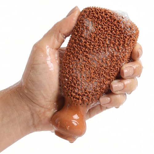 Pumice Stone for Feet Lasts 5+ Years Foot Exfoliator Scrubber Callus Remover Made of Natural Terra-Cotta