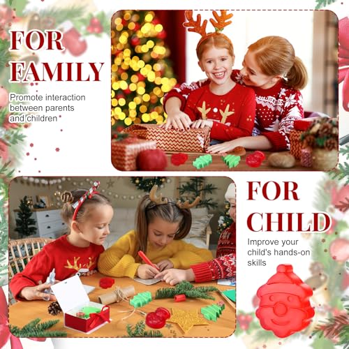 Demissle 4-Piece Christmas Handmade Soap Gift Set - Festive Scented Bars