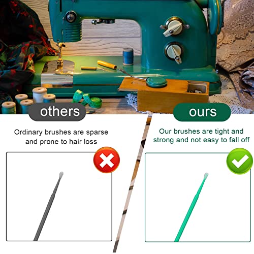 200 Disposable Sewing Machine Cleaning Swabs - Multi-Purpose Brush Kit