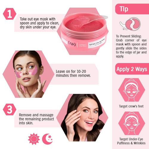 Skincyclopedia Collagen & Peptide Hydrogel Under Eye Patches - 60 Pcs