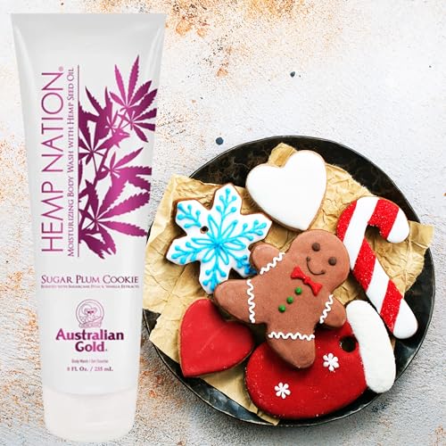 Australian Gold Hemp Nation Sugar Plum Cookie Body Wash 8oz