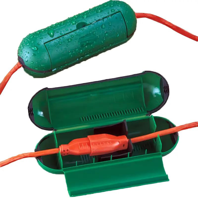 Waterproof Wire Protection Box - Electrical Safety Housing | Secure Orange Latches, Durable Design