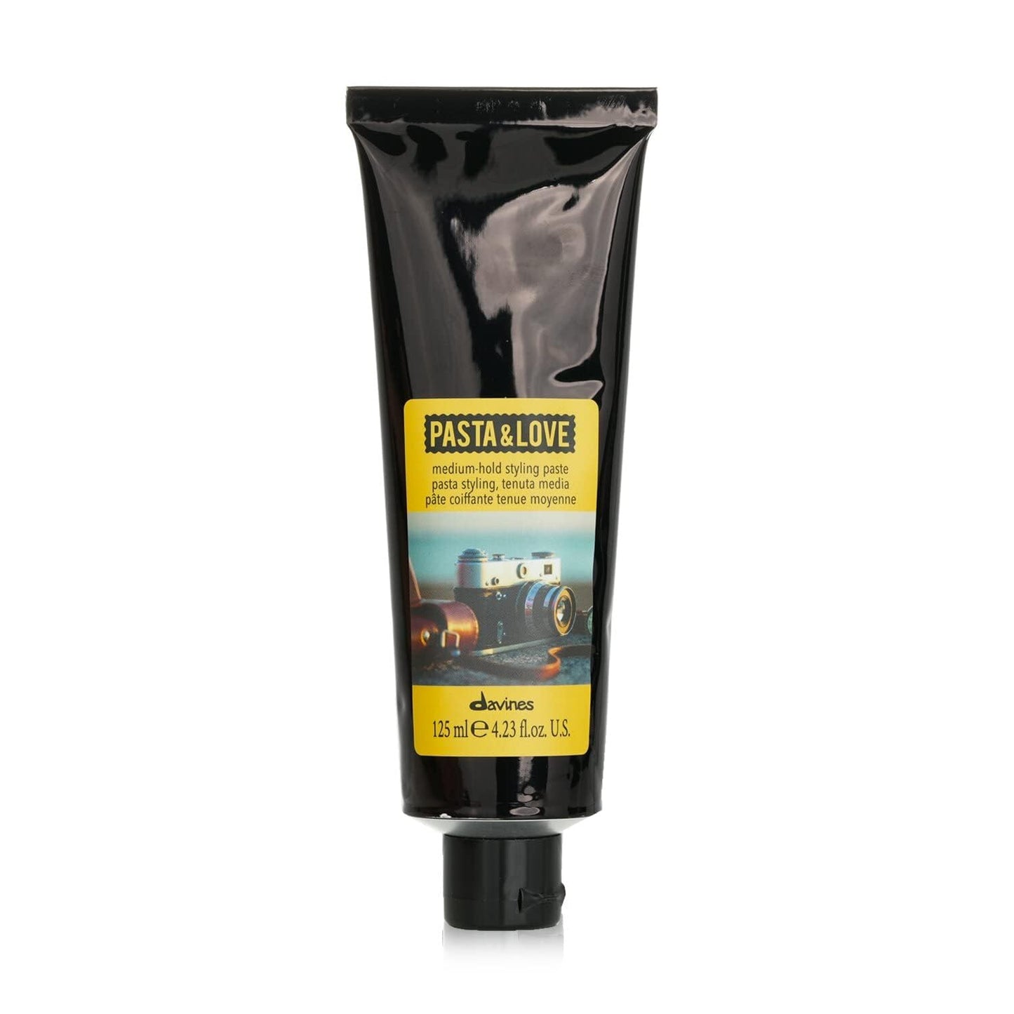 Davines Medium-Hold Styling Paste - Workable Hair Paste for Versatile Men's Styling | Satin Finish, 4.23 Fl Oz