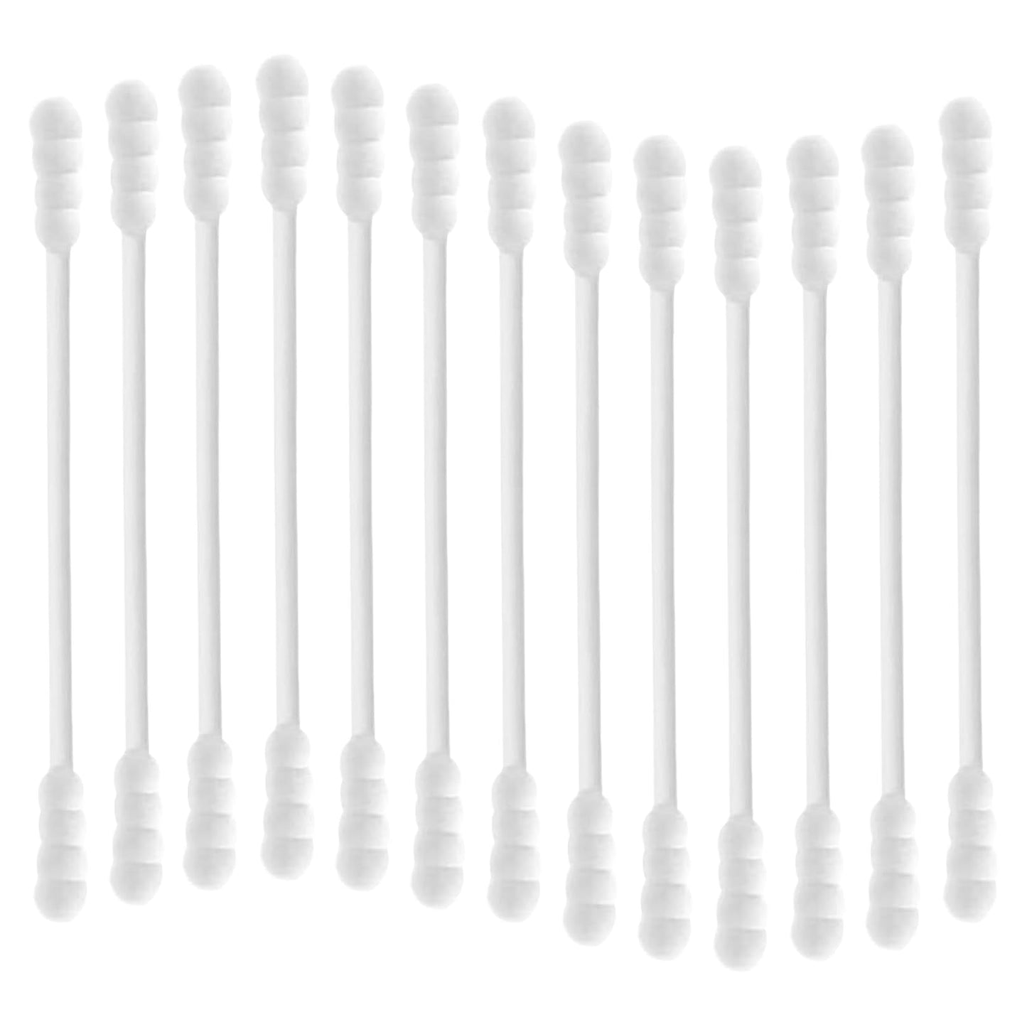 Pointed Tip Cotton Swabs - 800 Count Double Tipped Precision Buds for Makeup & Crafts | Spiral Head Design