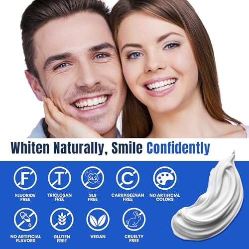 Nutri 11 Natural Whitening Toothpaste - Fluoride-Free Enamel Care
