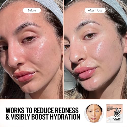 Peace Out Overnight Bio-Collagen Recovery Mask - 2 Pack Hydrating Sheet Mask