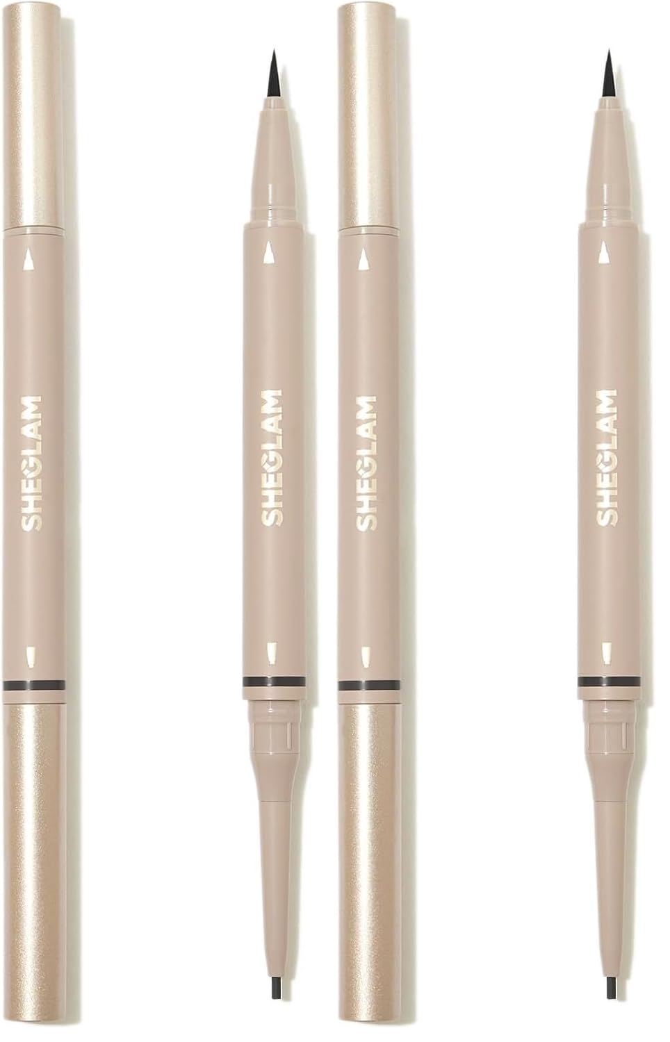 Dual-Sided Eyebrow Pencils | Cream Waterproof & Long-Lasting Makeup - 03 Taupe