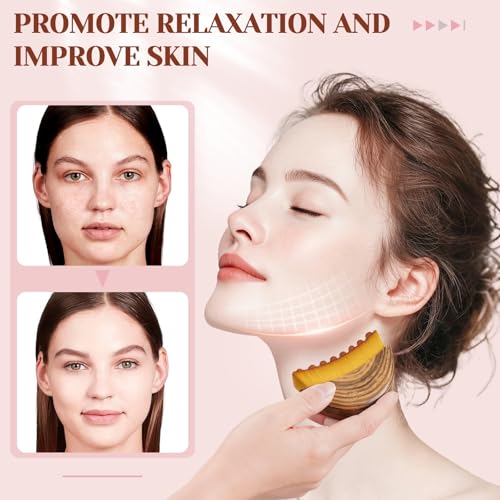 2 Pack Lymphatic Face Brush for Lymphatic Drainage & Skin Sculpting, Soft Bristles, Travel Case