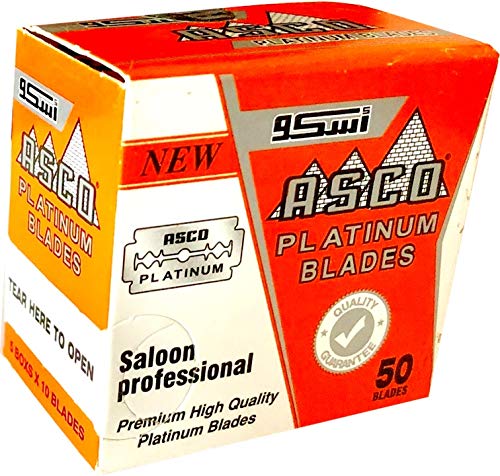 LORD Asco Platinum Double Edge Safety Razor Blades - Pack of 50