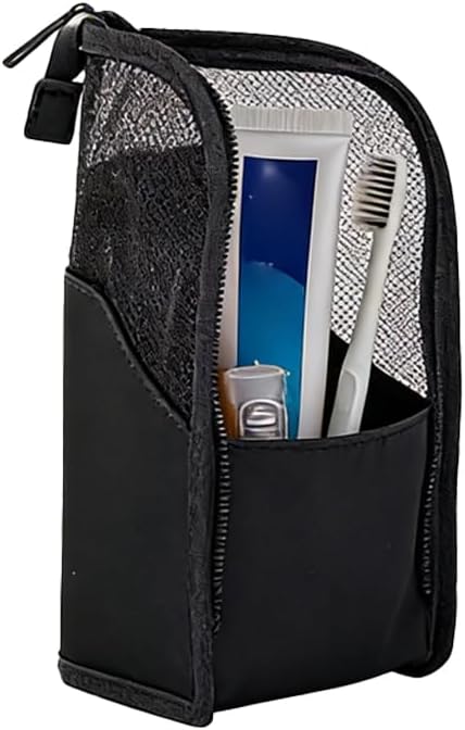 Portable Travel Toiletry Bag - Lightweight Waterproof Organizer | Black