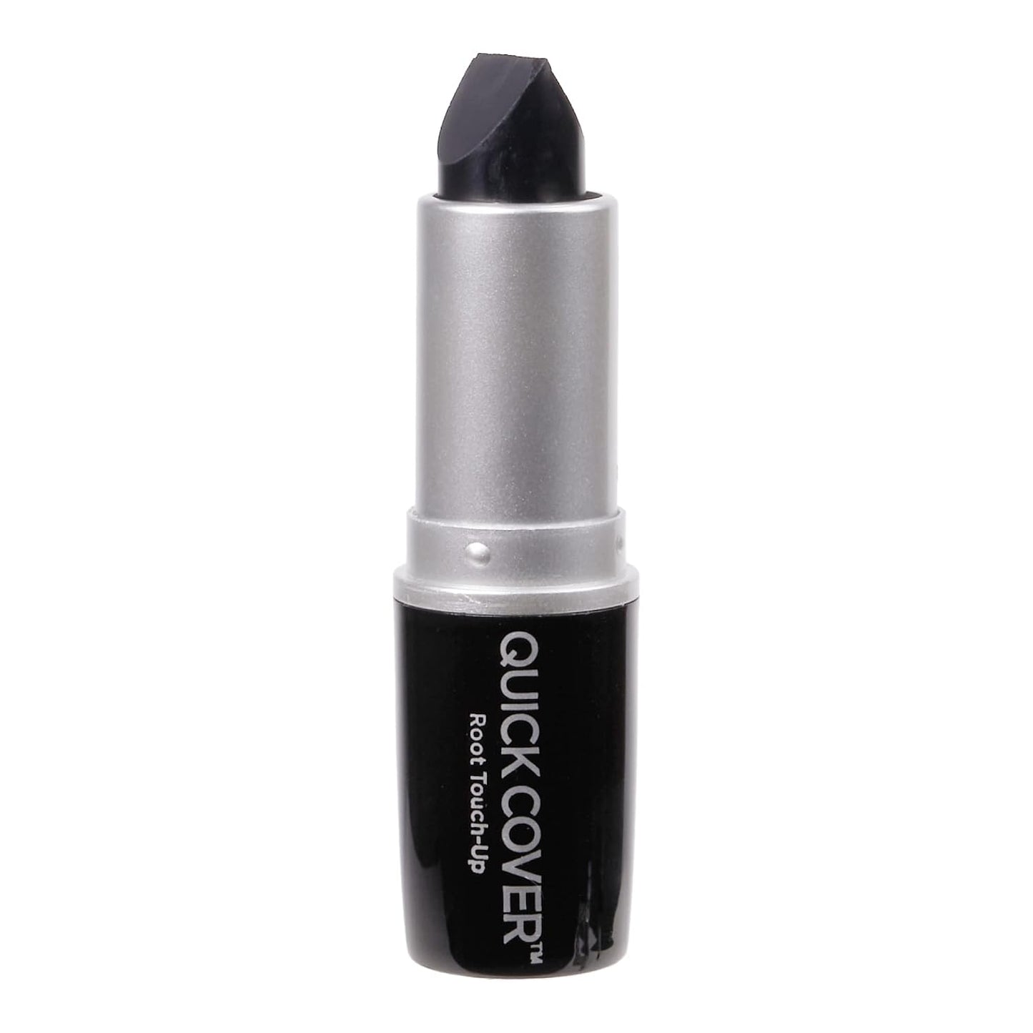 Quick Cover Root Touch Up Stick - Water-Resistant Gray Hair Concealer with Brush | Long-Lasting, Easy Application (Black)