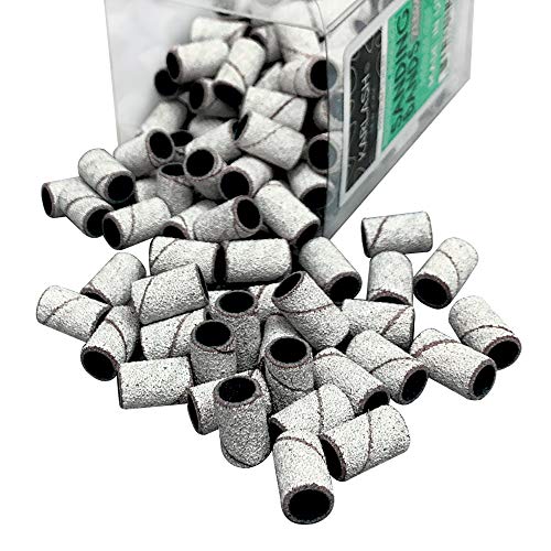 Karlash Professional Nail Sanding Bands - Medium Grit with 2 Mandrels