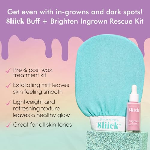 Sliick Buff & Brighten Ingrown Hair Treatment Kit for Bikini Area