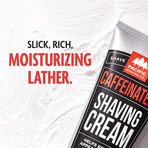 Caffeinated Shaving Cream with Shea Butter & Spearmint - 7 Oz