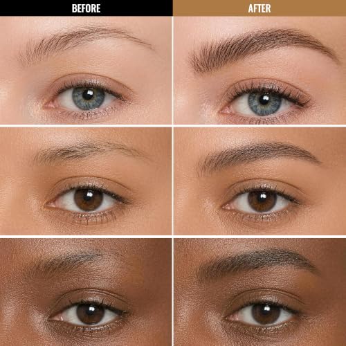 Pudaier 2 Pack Double-Tip Microblading Eyebrow Pen - Dark Brown