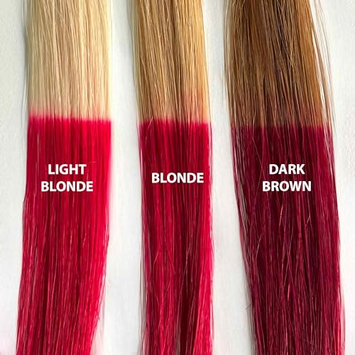 Iroiro Premium Semi-Permanent Hair Color 330 Neon Red - 4oz