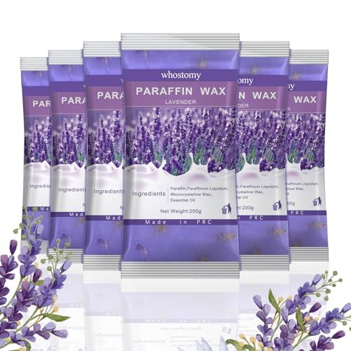 Lavender Paraffin Wax Refills 6 Pack for Hands & Feet