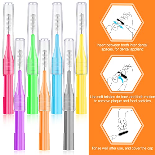 Zopeal 250 Pcs Interdental Brushes & Tooth Floss Picks Set