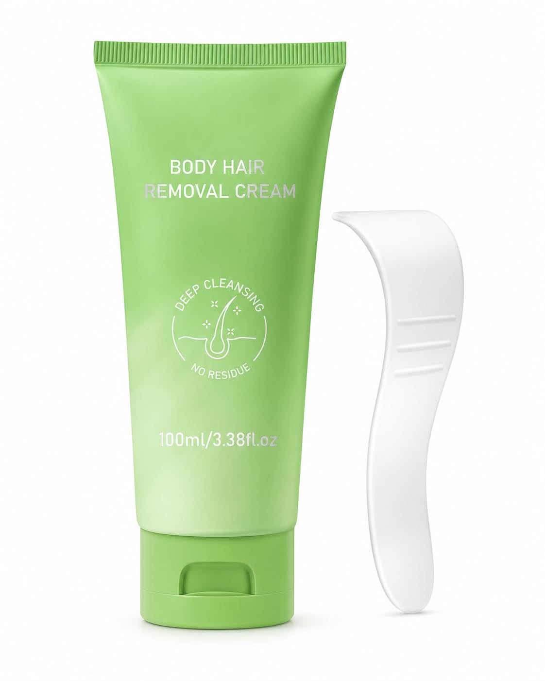 Gentle Hair Removal Cream for Women & Men | Aloe Vera & Chamomile, Smooth Skin for Legs, Arms, Underarms & Bikini Line (3.38 Fl Oz)