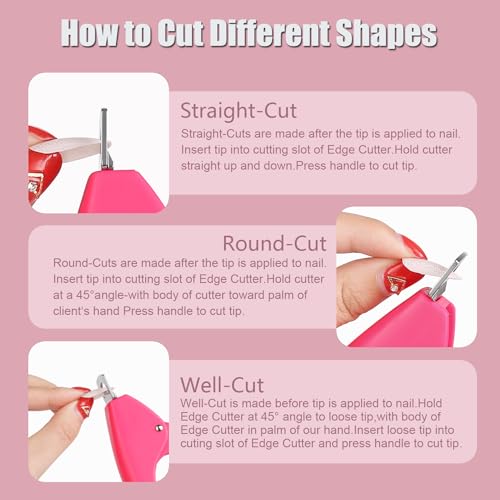 Dr.nail Adjustable Acrylic Nail Cutter for Artificial Nails