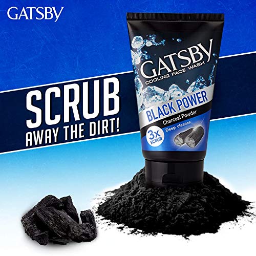 Gatsby Cooling Face Wash - Refreshing Clean, 100g