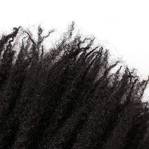BAISAI 18 Inch Marley Twist Braiding Hair 1B# - Afro Kinky Crochet Extensions
