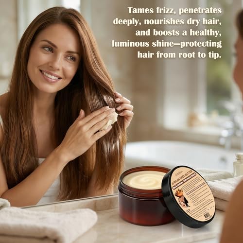 Bellimo 100% Pure Unrefined African Shea Butter - 8 oz Raw Moisturizer