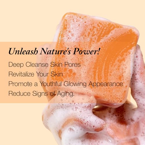 Turmeric Soap Bar 3.5oz - Natural Anti-Aging Cleanser for Glowing Skin