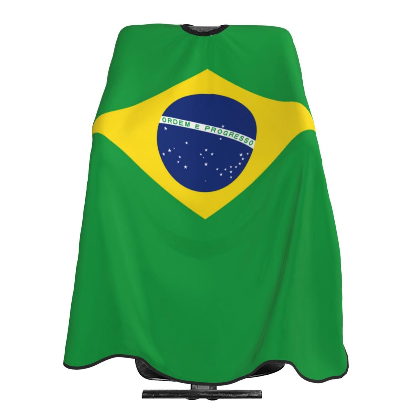 Brazil Flag Hair Cutting Barber Cape Hair Salon and Dyeing Styling Cloth for Women/Men