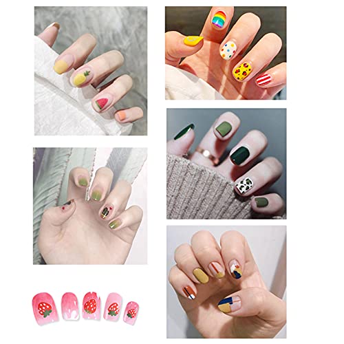 18 Sheets 3D Self-Adhesive Nail Art Decals for Women and Kids DIY Manicure
