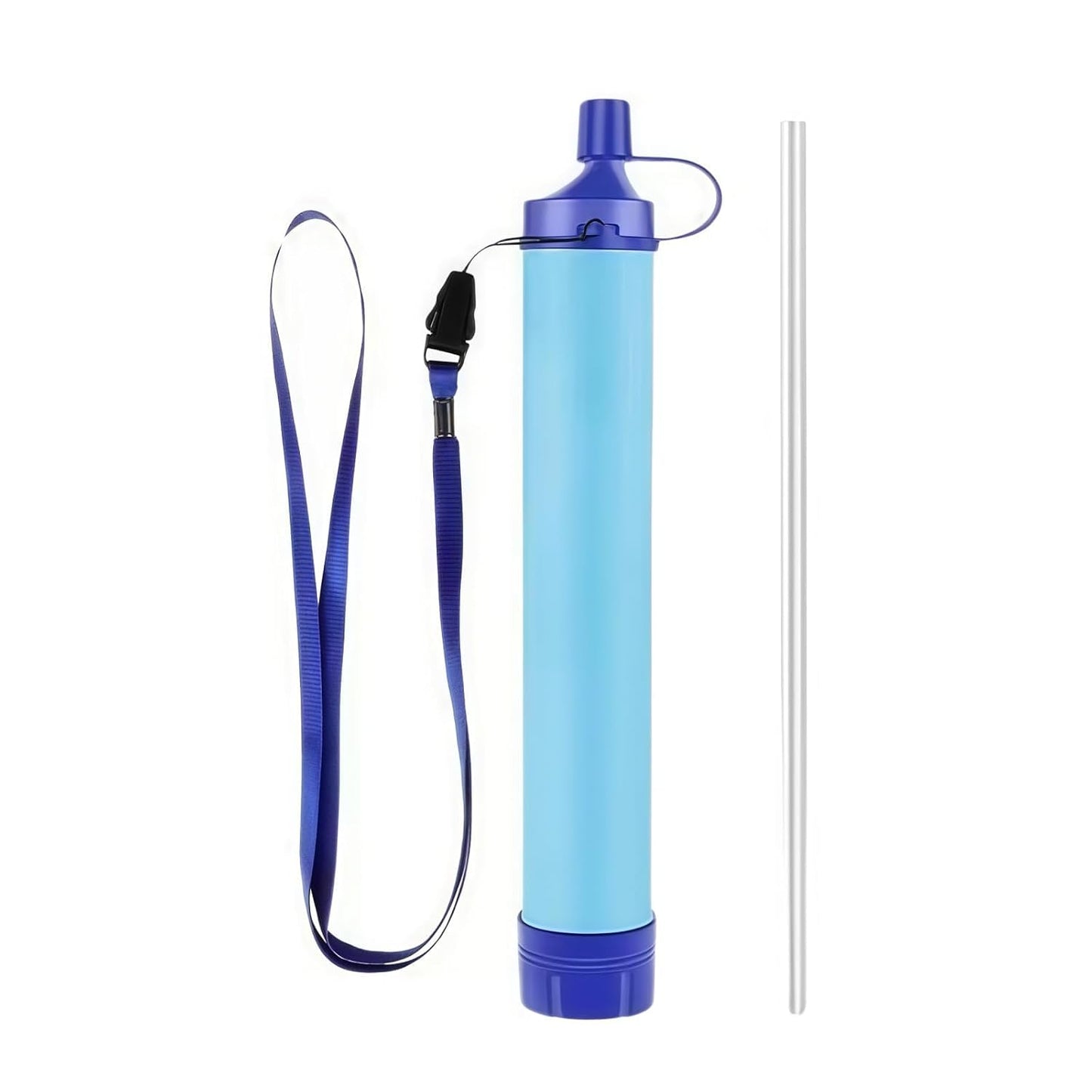 Portable Water Filter Straw - Compact Purifier with Extension Tube | Ideal for Hiking, Camping, and Emergency Preparedness