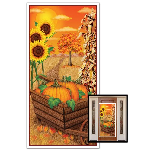 Beistle 30-Inch Fall Decorative Door Cover for Autumn
