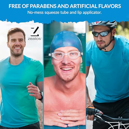 Zealios LipGuard SPF 28 Sunscreen Lip Balm - 3 Pack Hydrating Formula