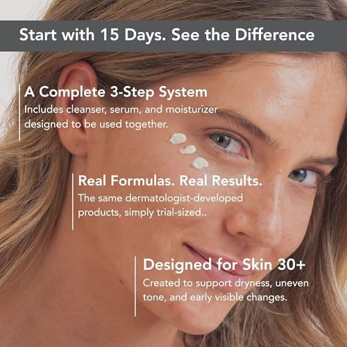 Riversol Skin Care Set | 3-Step Skincare Routine Cleanser, Vitamin C