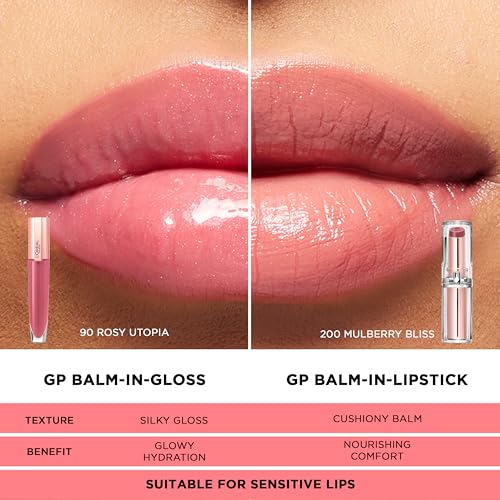 L'Oreal Paris Glow Paradise Hydrating Tinted Lip Balm-in-Gloss - Blissful Blush, 0.23 fl oz