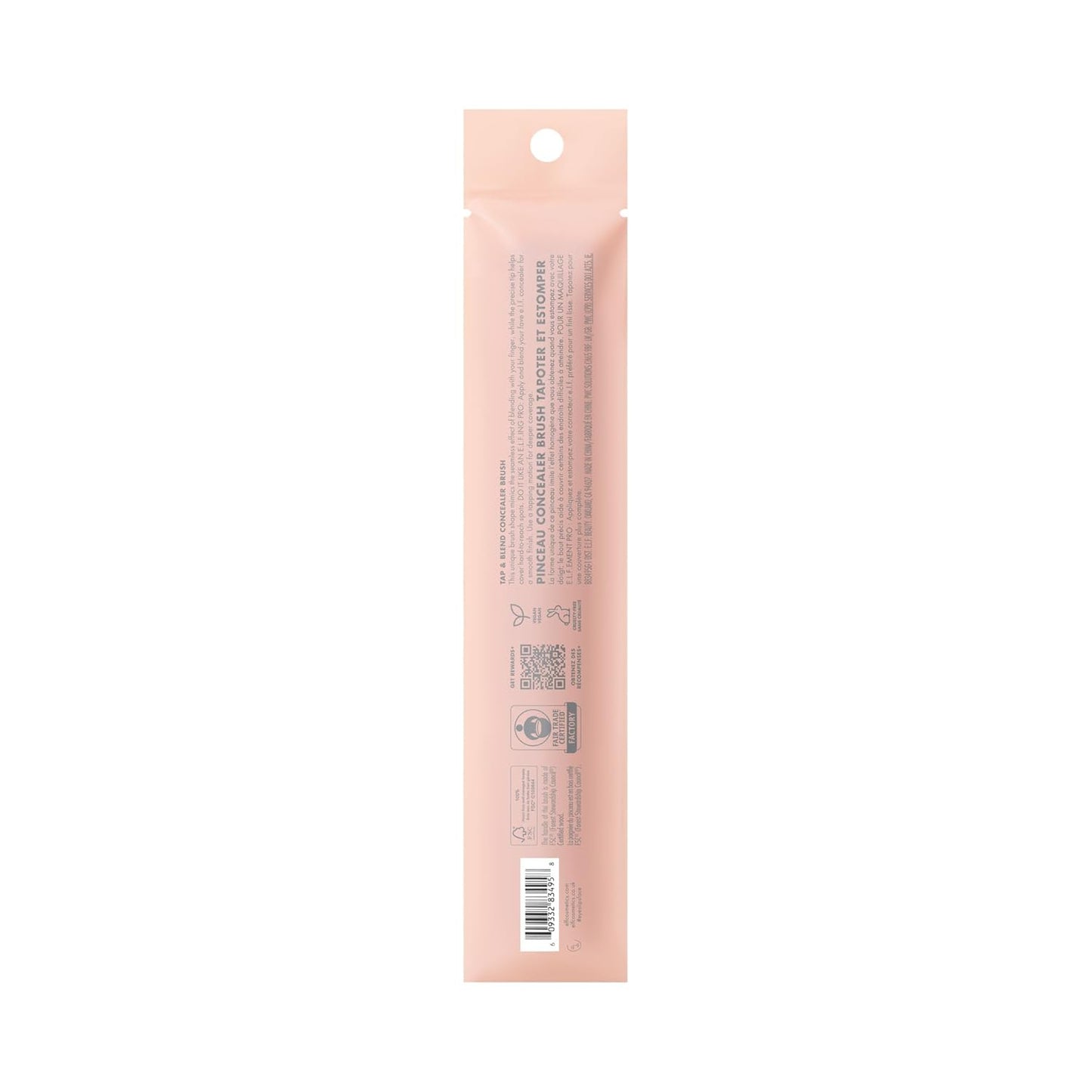 e.l.f. Tap & Blend Concealer Brush - Precision Tip for Blemish Coverage | Vegan & Cruelty-Free
