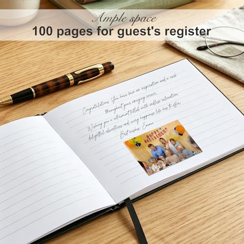 Lankaiva Happy Retirement Guest Book – Memory Keepsake Album