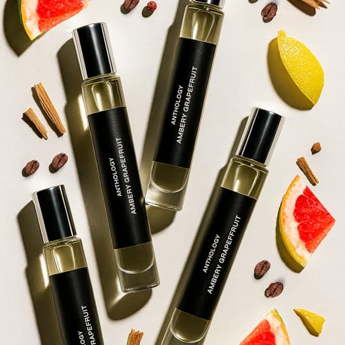 Ambery Grapefruit Perfume Oil 0.3 oz Rollerball - Alcohol-Free Travel Size