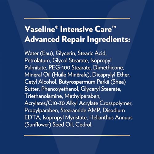 Vaseline Intensive Care Advanced Repair Lotion, 2 Oz - Fragrance-Free