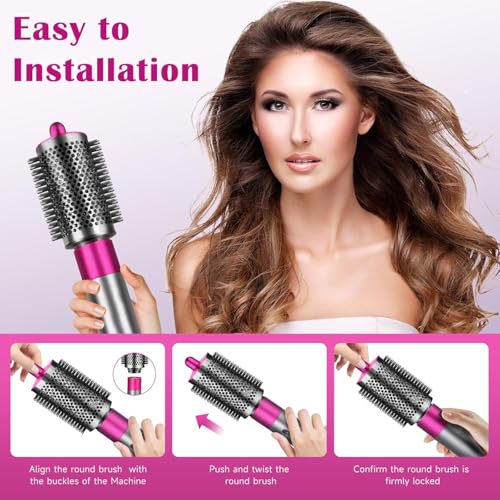 Large Round Volumizing Brush Attachment for Dyson Airwrap HS01 HS05