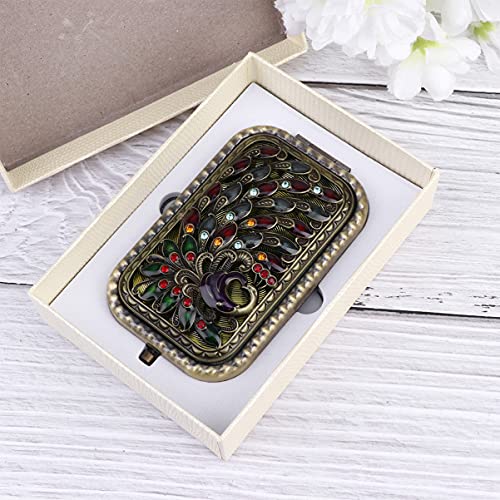 Beaupretty Double-Sided Foldable Makeup Mirror - Compact Vanity & Travel Mirror for Women