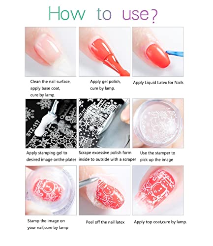 Major Dijit 12 Colors Stamping Nail Polish Gel 8ML for Nail Art