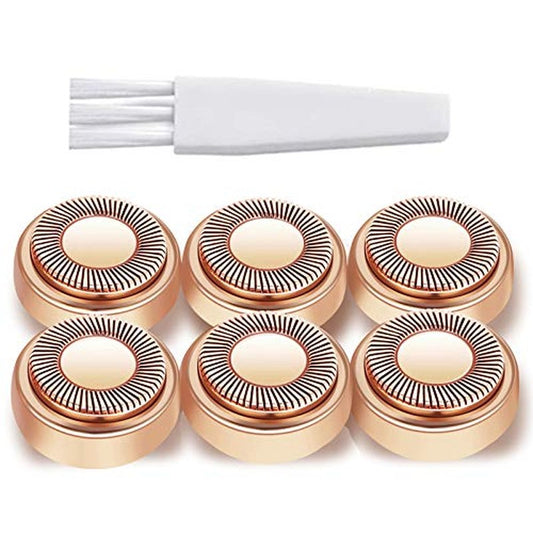 Facial Hair Remover Replacement Heads: Compatible with Finishing Touch Flawless Facial Hair Removal Tool for Women As Seen On TV 18K Gold-Plated Rose Gold (Generation 1 Single Halo)
