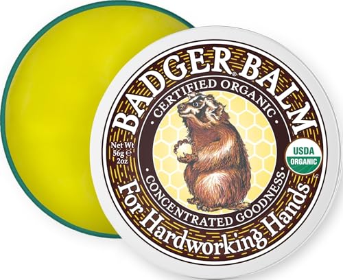 Badger Healing Balm - Organic Hand Cream for Dry Cracked Skin, 2 oz