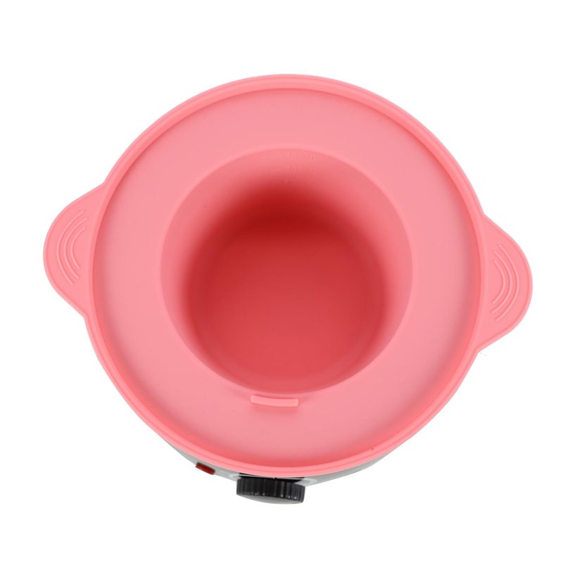 14 oz Silicone Wax Warmer Liner, Silicone Wax Bowl for Wax Warmer, Non-Stick Wax Melt Warmer Wax Pot Replacement, Reusable Wax Melt Liner with 100 Pcs Waxing Sticks Body Hair Removal Sticks (Purple)