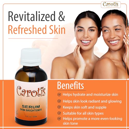 CAROTÏS Brightening Serum 1oz - Fade Dark Spots with Alpha Arbutin